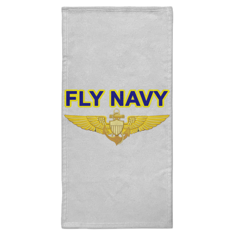 Fly Navy Aviator Hand Towel - 15x30