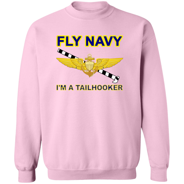 Fly Navy Tailhooker 1 Crewneck Pullover Sweatshirt