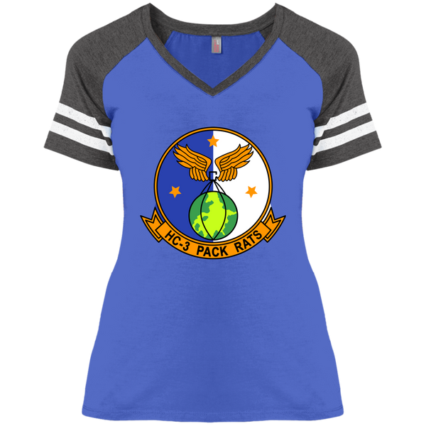 HC 03 3 Ladies' Game V-Neck T-Shirt