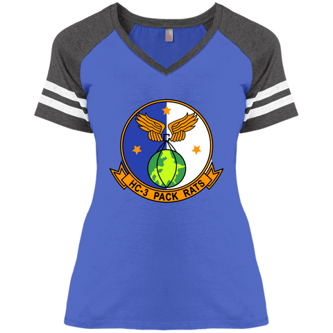 HC 03 3 Ladies' Game V-Neck T-Shirt