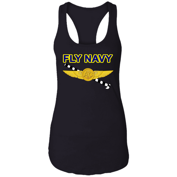 Fly Navy Tailhook 2 Ladies' Ideal Racerback Tank