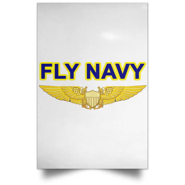 Fly Navy NFO Poster - Portrait