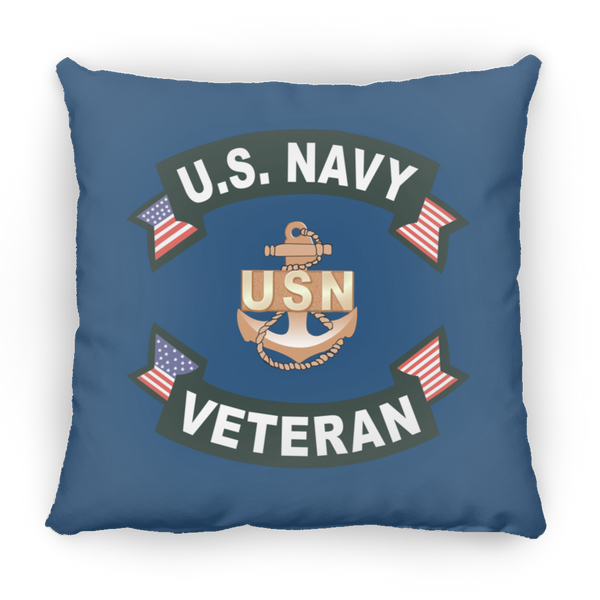 Navy Vet 1 Pillow - Large Square