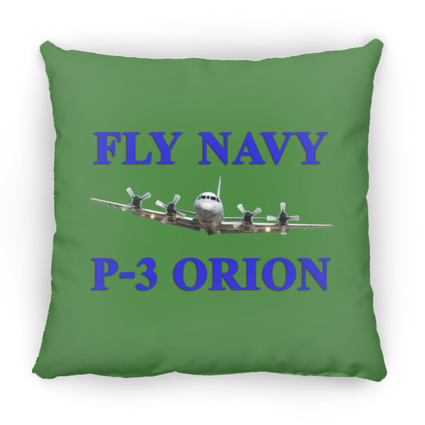 Fly Navy P-3 1 Pillow - Large Square