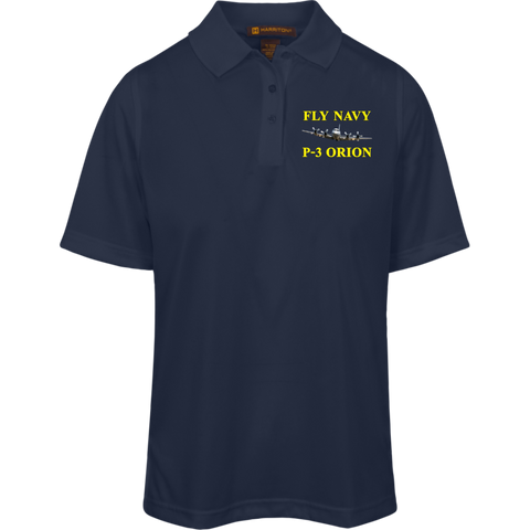 Fly Navy P-3 3 Harriton Ladies' Advantage Plus Polo