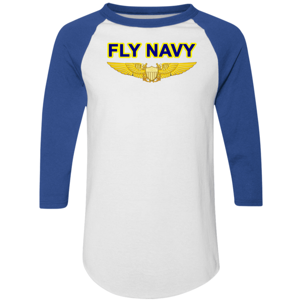 Fly Navy NFO Colorblock Raglan Jersey