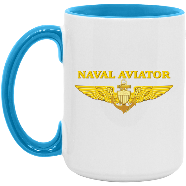 Aviator 2 Accent Mug - 15oz