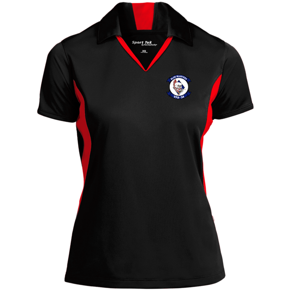 VFA 34 1 Ladies' Colorblock Performance Polo