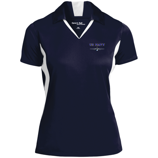 US Navy S-3 2 Ladies' Colorblock Performance Polo