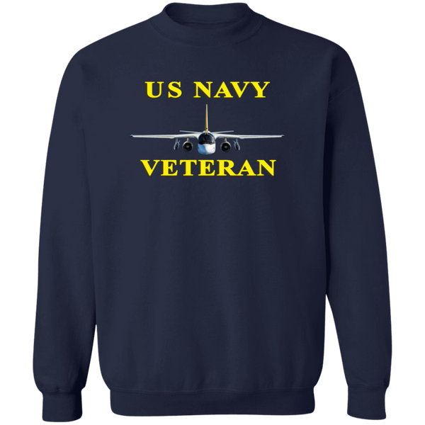 Navy Vet 3 Crewneck Pullover Sweatshirt