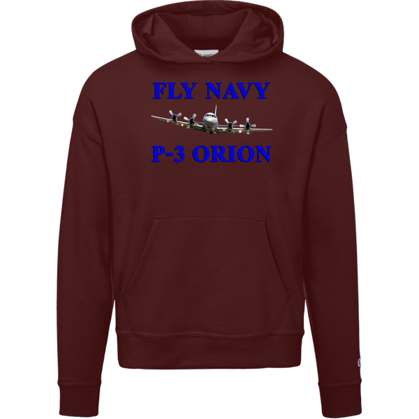 Fly Navy P-3 1 Champion Ladies' Powerblend Hoodie