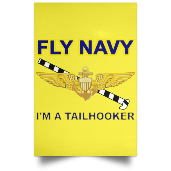 Fly Navy Tailhooker 1 Poster - Portrait