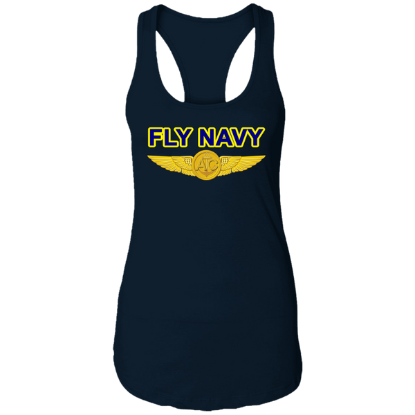 Fly Navy Aircrew Ladies' Ideal Racerback Tank