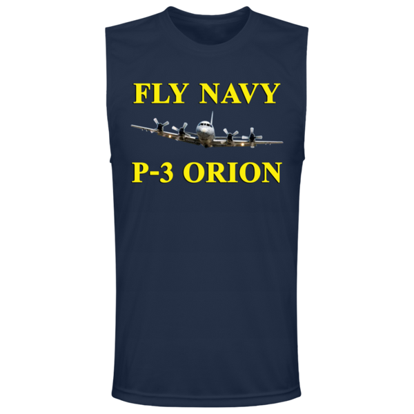 Fly Navy P-3 3 Team 365 Muscle T-Shirt