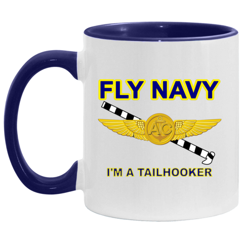 Fly Navy Tailhooker 2 Accent Mug - 11oz