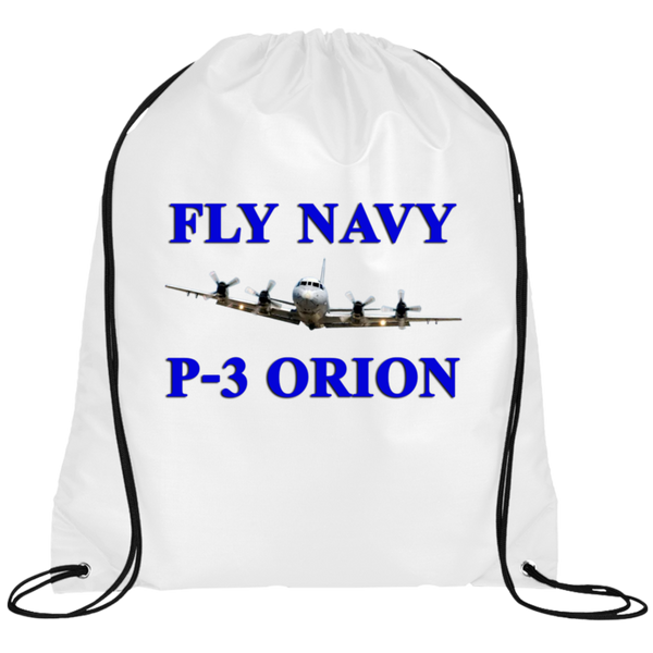 Fly Navy P-3 1 Drawstring Cinch Backpack