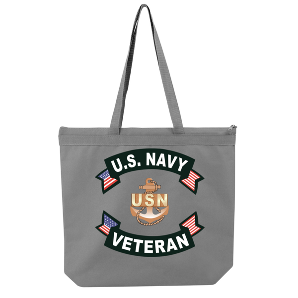 Navy Vet 1 Melody Large Tote