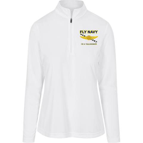 Fly Navy Tailhooker 2 Team 365 Ladies' Zone Quarter Zip