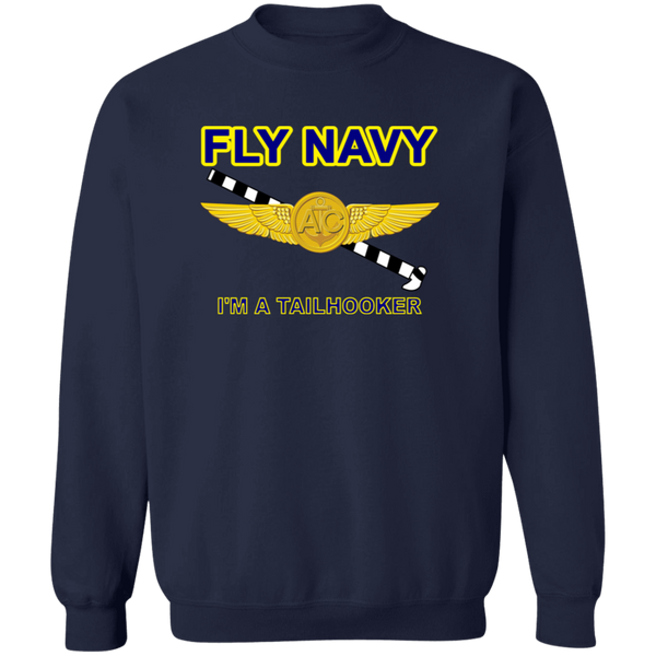 Fly Navy Tailhooker 2 Crewneck Pullover Sweatshirt