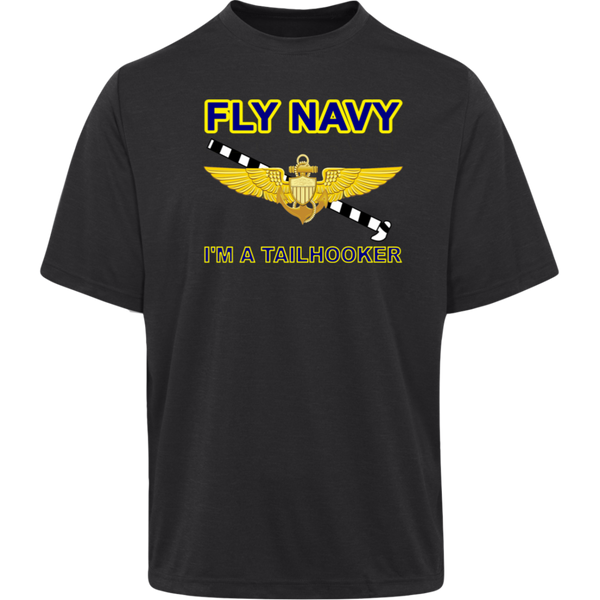 Fly Navy Tailhooker 1 Team 365 Heather T-Shirt