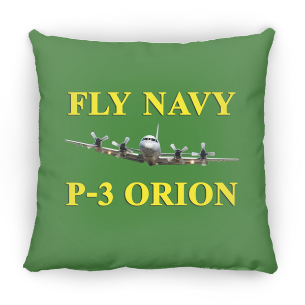 Fly Navy P-3 3 Pillow - Small Square