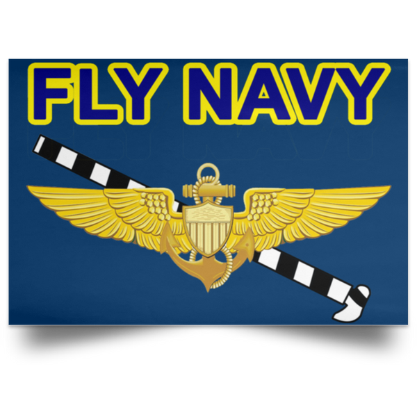 Fly Navy Tailhook 1 Poster - Landscape