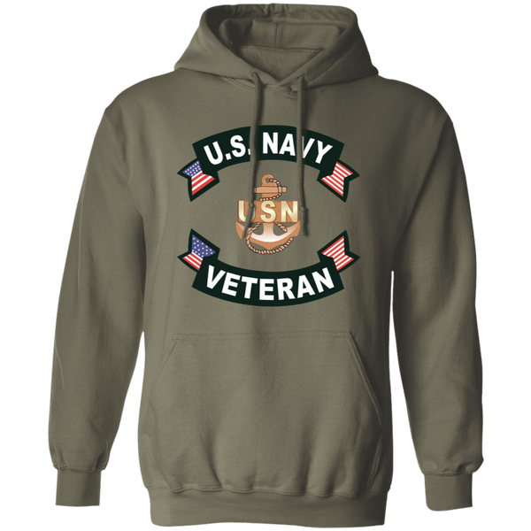 Navy Vet 1 Pullover Hoodie