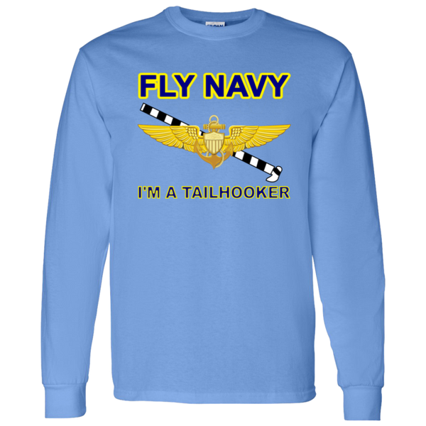 Fly Navy Tailhooker 1 LS Cotton T-Shirt