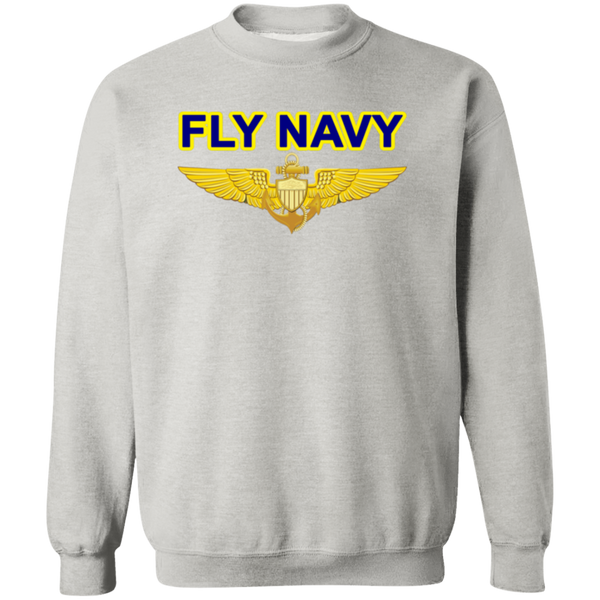 Fly Navy Aviator Crewneck Pullover Sweatshirt