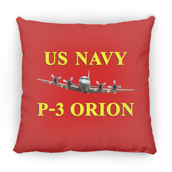 US Navy P-3 3 Pillow - Small Square