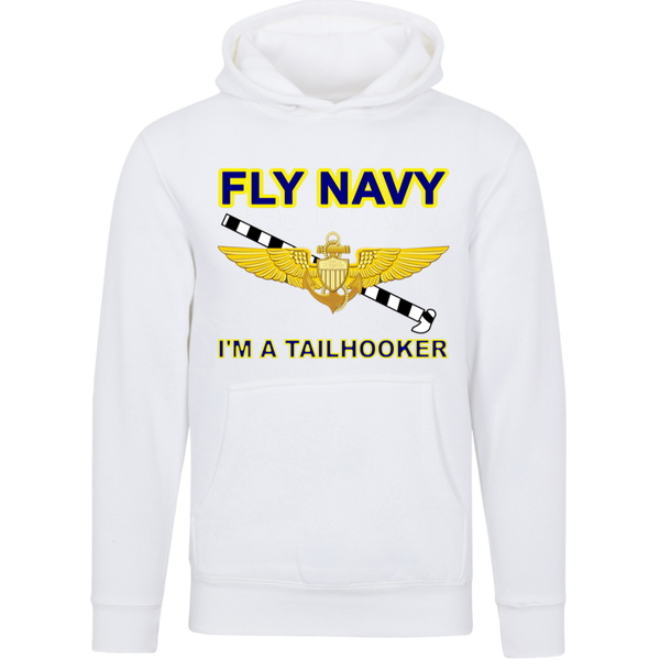 Fly Navy Tailhooker 1 Lane Seven Unisex Premium Hoodie