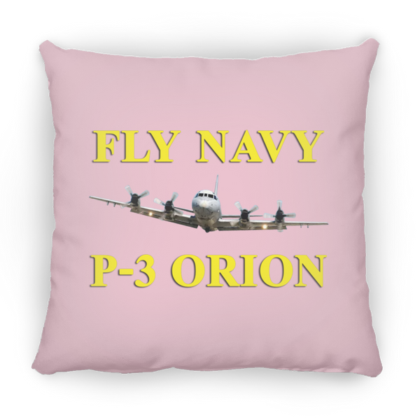 Fly Navy P-3 3 Pillow - Large Square