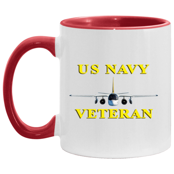 Navy Vet 3 Accent Mug - 11oz