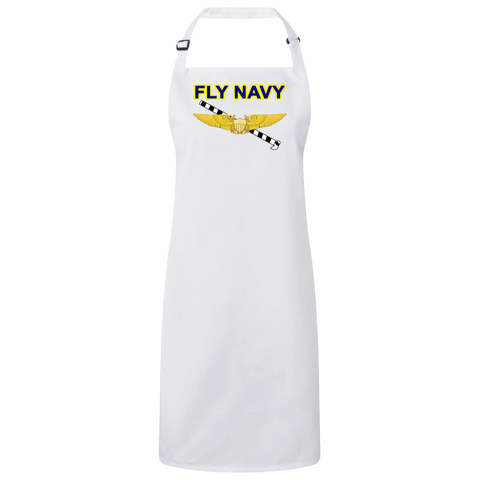 Fly Navy Tailhook 3 Unisex Bib Apron