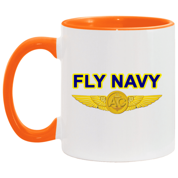 Fly Navy Aircrew Accent Mug - 11oz