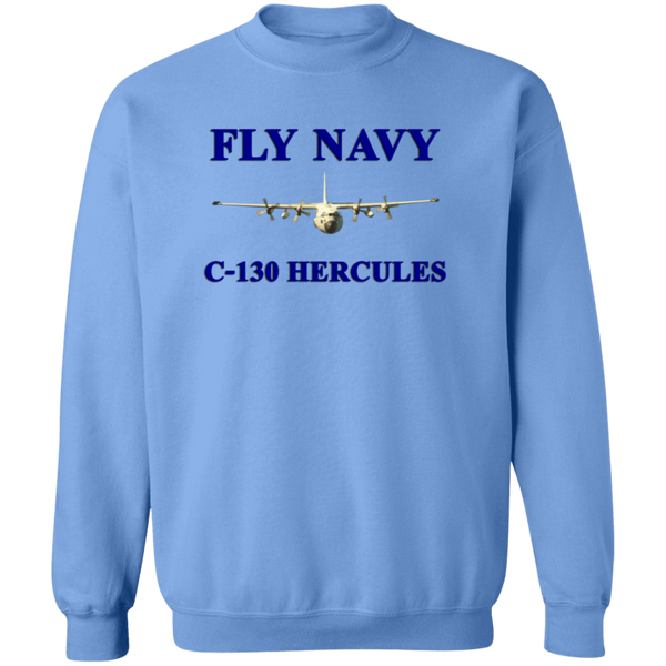 Fly Navy C-130 1 Crewneck Pullover Sweatshirt