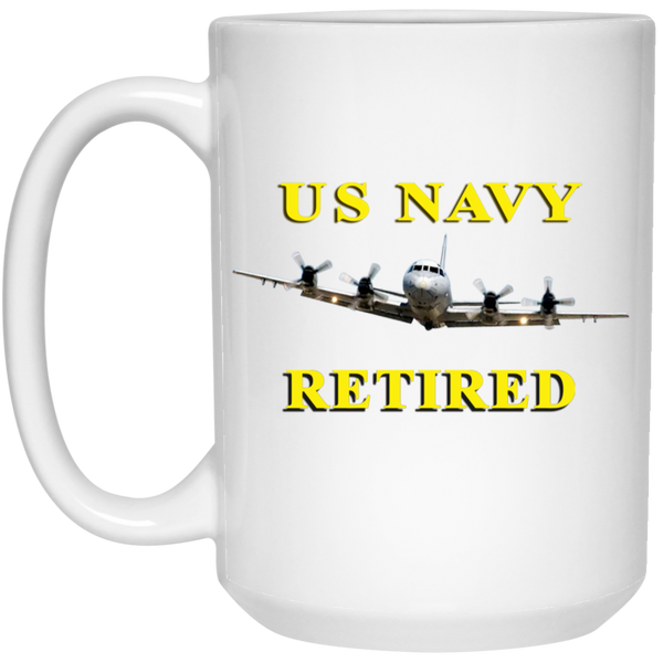 Navy Retired 1 Mug - 15oz