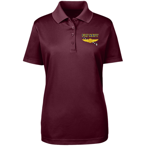 Fly Navy Tailhook 2 Core 365 Ladies' Origin Pique Polo