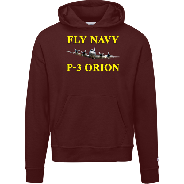 Fly Navy P-3 3 Champion Ladies' Powerblend Hoodie