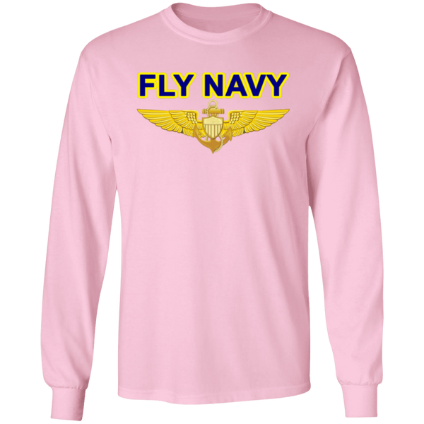 Fly Navy Aviator LS Cotton T-Shirt