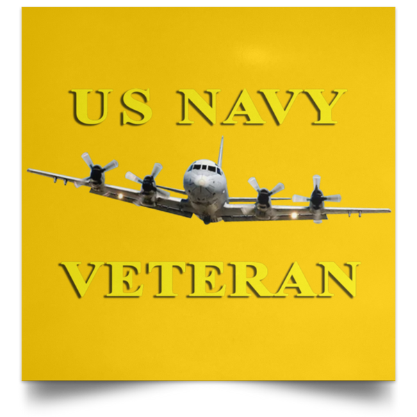 Navy Vet 2 Poster - Square