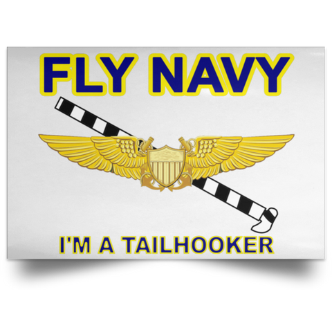 Fly Navy Tailhooker 3 Poster - Landscape