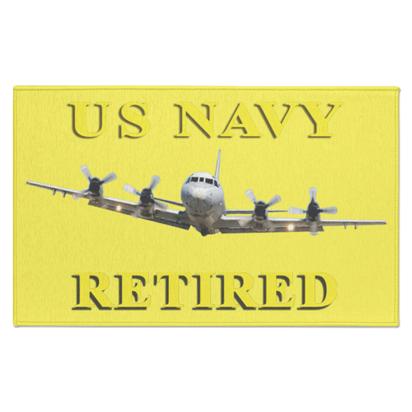 Navy Retired 1 Indoor Doormat