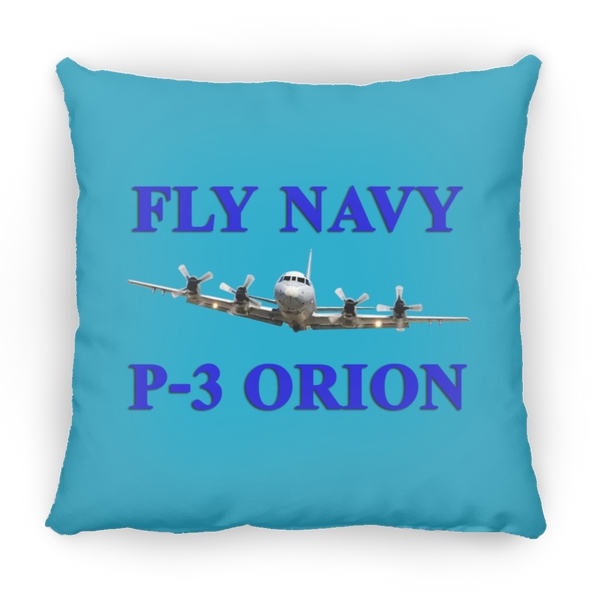 Fly Navy P-3 1 Pillow - Large Square