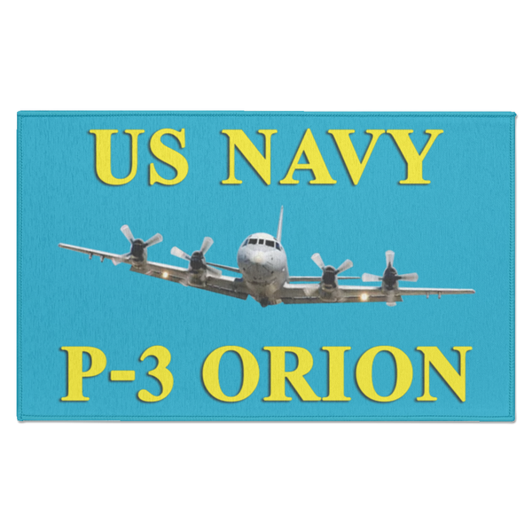 US Navy P-3 3 Indoor Doormat