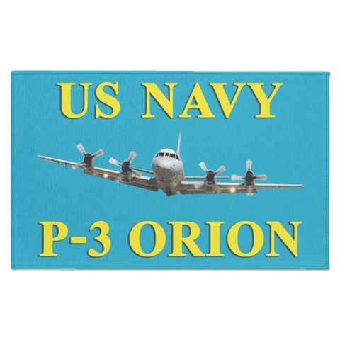 US Navy P-3 3 Indoor Doormat