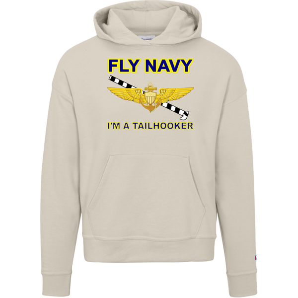 Fly Navy Tailhooker 1 Champion Ladies' Powerblend Hoodie