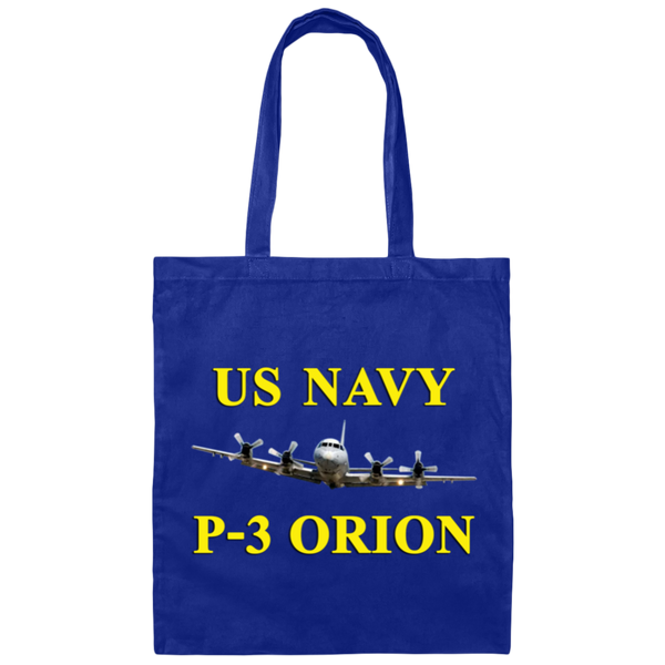 US Navy P-3 3 Canvas Tote Bag