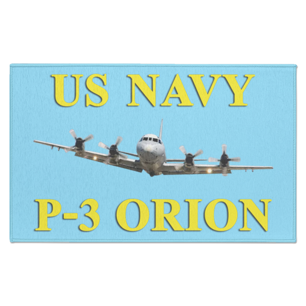 US Navy P-3 3 Indoor Doormat