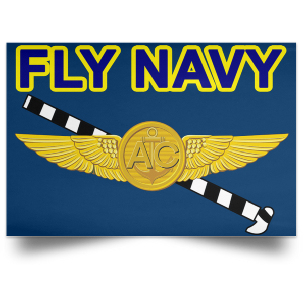 Fly Navy Tailhook 2 Poster - Landscape